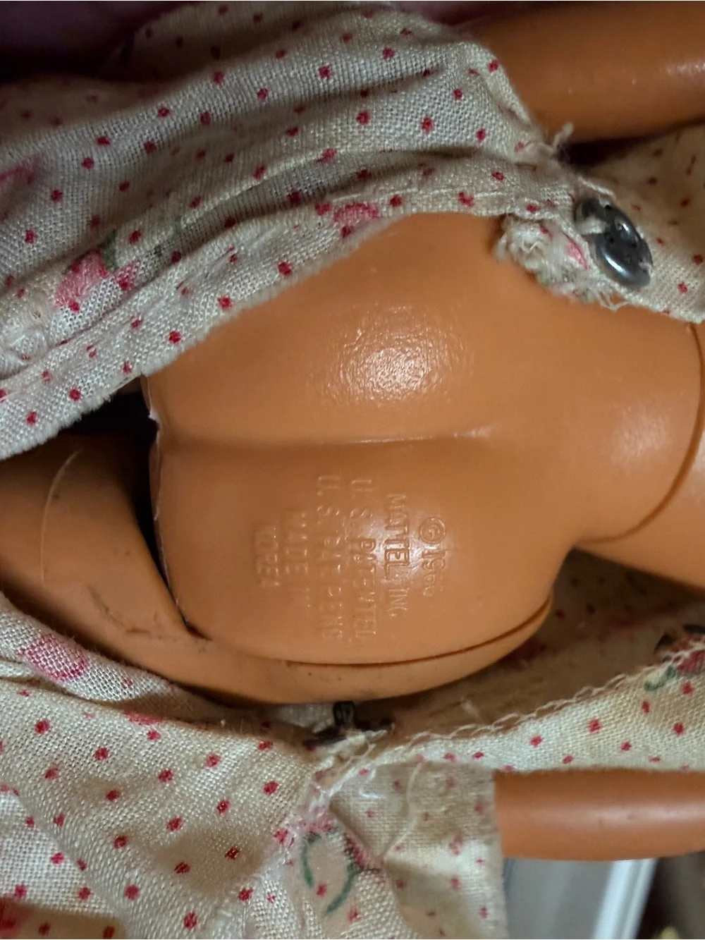 Vintage Barbie Travel Trunk with Barbie Dolls & Ken Head